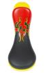 Qu-ax Unicycle saddle Luxus with handle-Flames