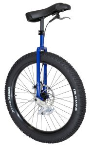 Kris Holm 27.5 inch unicycle, Q-Axle