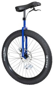 Kris Holm 29 inch unicycle, Q-Axle
