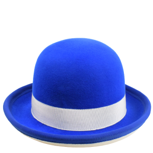 Nils Pol Manipulator Juggling Hat Derby Hat Blue-White | 55