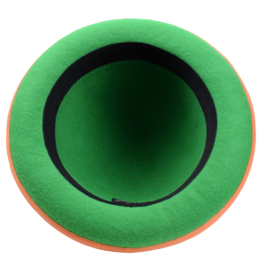 Nils Pol Manipulator Juggling Hat Derby Hat Orange-Green | 59