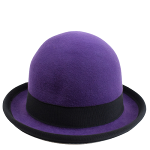 Nils Pol Manipulator Juggling Hat Derby Hat Dark Purple-Black | 57