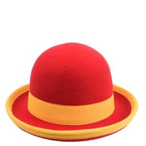 Nils Pol Manipulator Juggling Hat Derby Hat Red-Yellow | 56