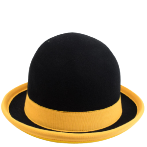 Nils Pol Manipulator Juggling Hat Derby Hat Black-Yellow | 62