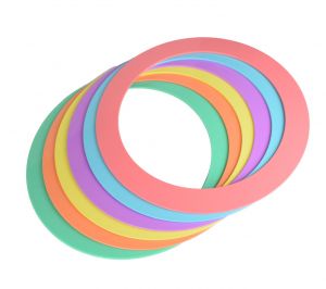 Play Juggling Ring Pastel Colours | 32 cm