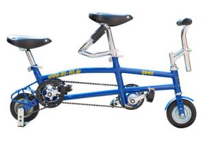 Qu-ax Mini Bike Tandem blue