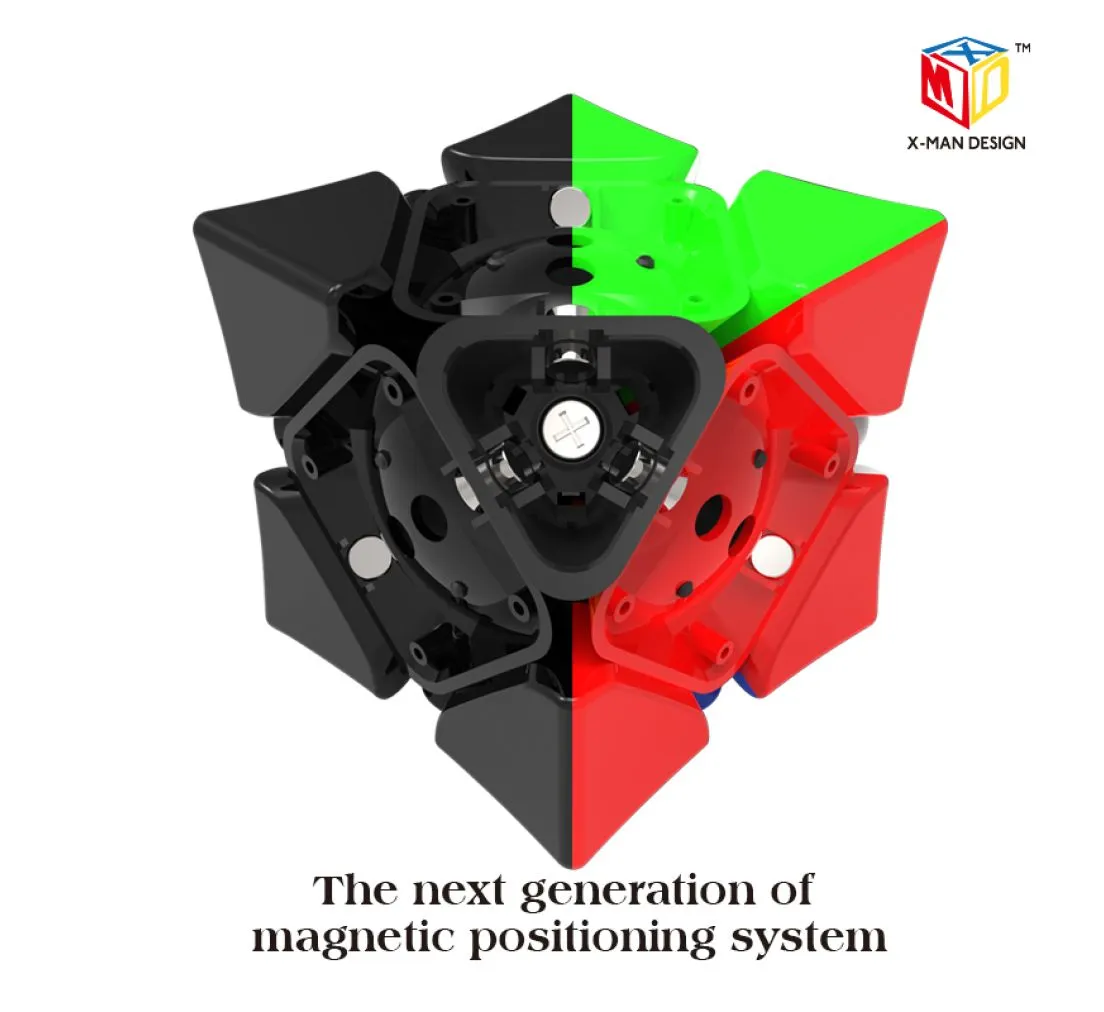 The QiYi X-man Wingy Skewb magnetic skewb puzzle