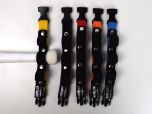 Strap for 3 juggling clubs