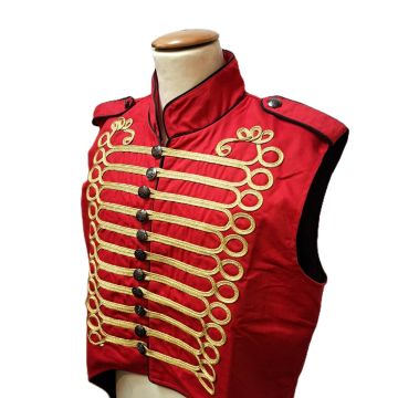 Circusjas Mouwloos - Deluxe | Rood