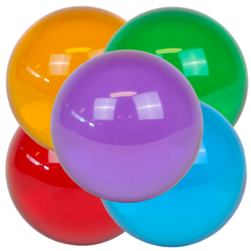 Acrylic ball | Gekleurd | 80 mm