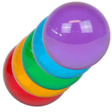 Acrylic ball | Gekleurd | 80 mm