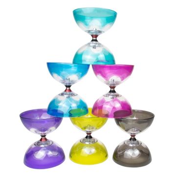 HyperSpin Diabolo with 3 Ball Bearings, Transparent