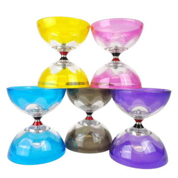 HyperSpin Diabolo with 3 Ball Bearings, Transparent