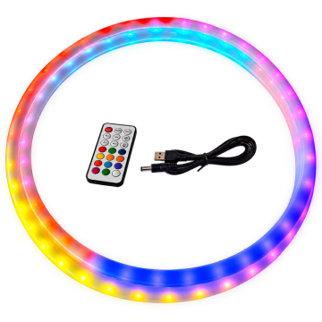 LED hoelahoep 85 cm met afstandsbediening LED hoelahoep 85 cm met afstandsbediening
