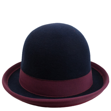 Nils Pol Manipulator Juggling Hat Derby Hat Dark Blue-Purple | 58