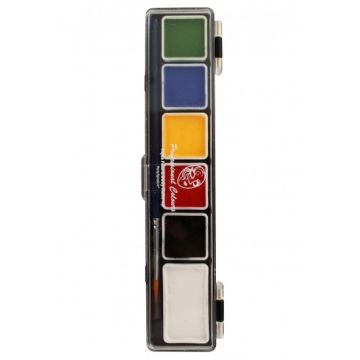 Make-up Face Paint 6 Colours + Brush