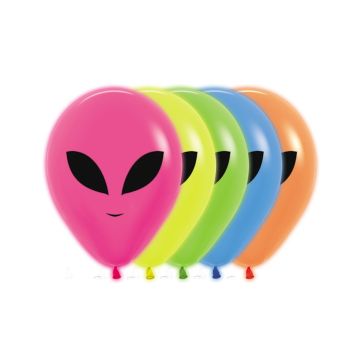 Sempertex, Alien Balloon, 5 Inch, 50 Pieces Sempertex, Alien Balloon, 5 Inch, 50 Pieces