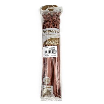 Sempertex 260 Nozzle Up Reflex Rose Gold Modelling Balloons (50 pieces) Sempertex 260 Nozzle Up Reflex Rose Gold Modelling Balloons (50 pieces)