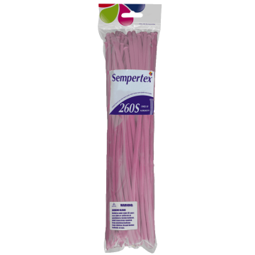 Sempertex - 260 Nozzle Up - ROZE - Modelleerballonnen 50 stuks