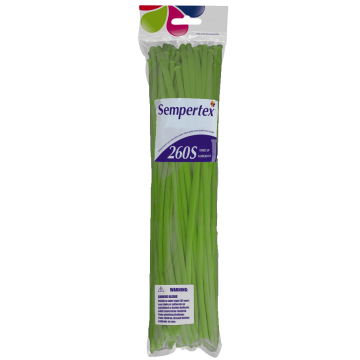 Sempertex - 260 Nozzle Up - LIMOEN GROEN - Modelleerballonnen 50 stuks