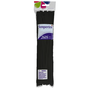Sempertex - 260 Nozzle Up - ZWART - Modelleerballonnen 50 stuks