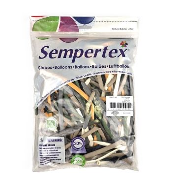 Sempertex Earthy Mix 260 Modelling Balloons (100 pieces) Sempertex Earthy Mix 260 Modelling Balloons (100 pieces)