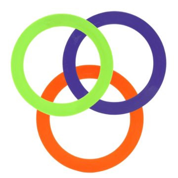 Set of 3 x Mr. Babache Standard Juggling Rings | 32 cm