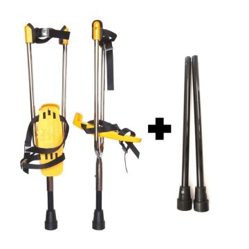 Set of Actoy Stilt yellow (8 - 14 years) with extensions