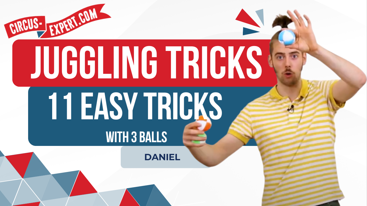 Juggling | 11 easy juggling tricks with 3 balls