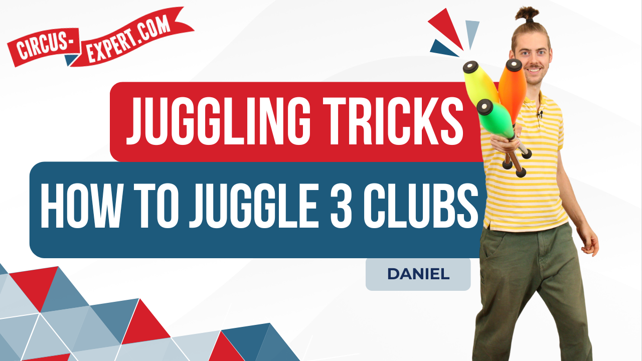 Juggling | How to juggle 3 clubs